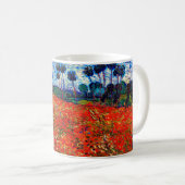 Red Flower Field, Van Gogh Koffiemok (Voorkant rechts)