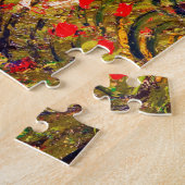 Red Flower Field, Van Gogh Legpuzzel (Zijkant)