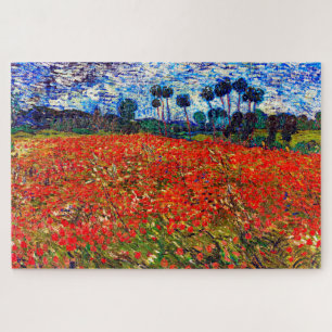 Red Flower Field, Van Gogh Legpuzzel