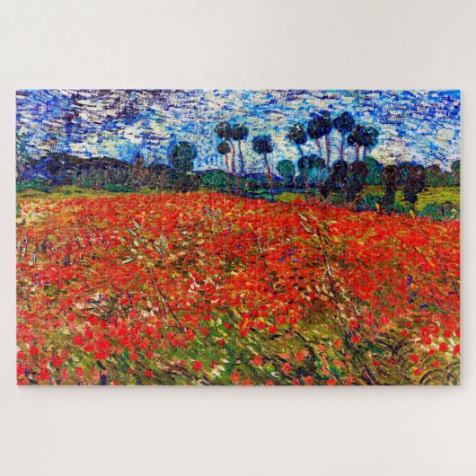 Red Flower Field, Van Gogh Legpuzzel (Horizontaal)