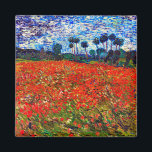 Red Flower Field, Van Gogh Magneet<br><div class="desc">Vincent Willem van Gogh (30 maart 1853 - 29 juli 1890) was een Nederlandse postimpressionist schilder die een van de beroemdste en invloedrijkste figuren in de geschiedenis van de Westerne kunst is. In iets meer dan 10 jaar creëerde hij ongeveer 2.100 kunstwerken, waaronder ongeveer 860 olieschilderijen, waarvan het grootste deel...</div>