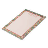 Red Flower Garden Friendship Quote Notitieblok (Schuin)