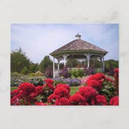 Red Flower Garden Gazebo, Mark Edward Westerfield Briefkaart
