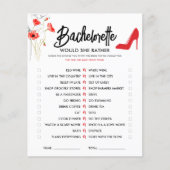 Red Flower-High-Hiel | Zou zij een beter speelspel (Voorkant)