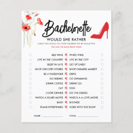 Red Flower-High-Hiel | Zou zij een beter speelspel