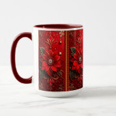 Red Flower Holiday Mug Mok (Links)