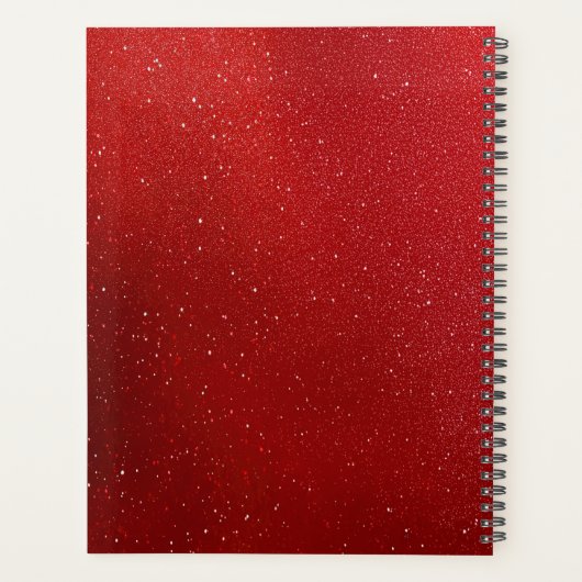 Red Flower Holiday Planner (Achterkant)