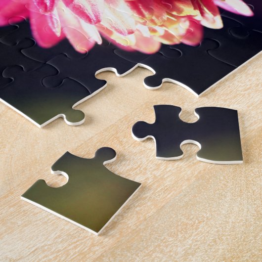 Red Flower in Sunlight Lijst Uw foto toevoegen Legpuzzel (Zijkant)