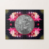 Red Flower in Sunlight Lijst Uw foto toevoegen Legpuzzel (Horizontaal)