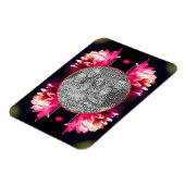 Red Flower in Sunlight Lijst Uw foto toevoegen Magneet (Linkerzijde)