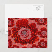 Red Flower Journey - Fantasy Worship World Briefkaart (Voorkant / Achterkant)