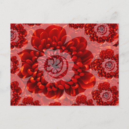 Red Flower Journey - Fantasy Worship World Briefkaart (Voorkant)