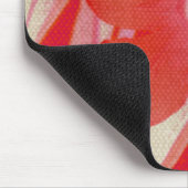 Red Flower Mousepad Muismat (Hoek)