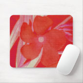 Red Flower Mousepad Muismat (Met muis)