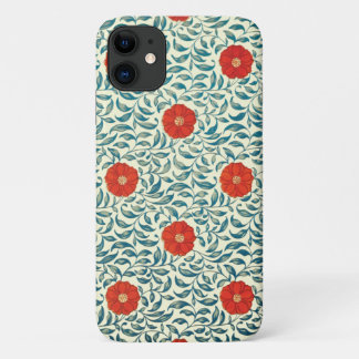 Red Flower Pattern Design-1 iPhone / iPad hoesje