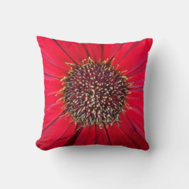 Red Flower Power Pillow Kussen