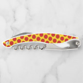 Red Flower Ribbon door Kenneth Yoncich Kurkentrekker (Achterkant)