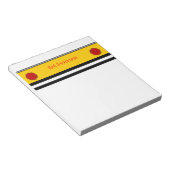 Red Flower Ribbon door Kenneth Yoncich Notitieblok (Schuin)