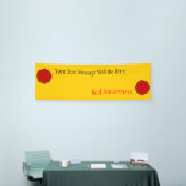Red Flower Ribbon door Kenneth Yoncich Spandoek (Beurs)