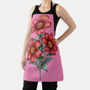 Red Flower Sketch-Schort Schort