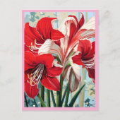 RED FLOWERS #1 BRIEFKAART (Voorkant)