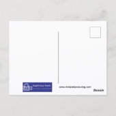 RED FLOWERS #1 BRIEFKAART (Achterkant)