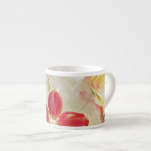 Red Flowers Espresso Cups Espresso Kop (Voorkant rechts)