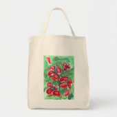 Red Flowers Fantasy Tote Bag (Voorkant)