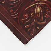 Red Flowers Fleece Blanket (Hoek)