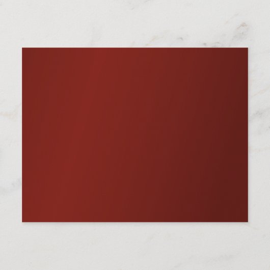 Red Flowers Gold Trim Chinese Weddenschap Informatiekaartje (Achterkant)