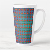 Red Flowers heeft de Blues Latte Mok (Rechts)