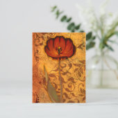 Red Flowers I Briefkaart (Staand voorkant)