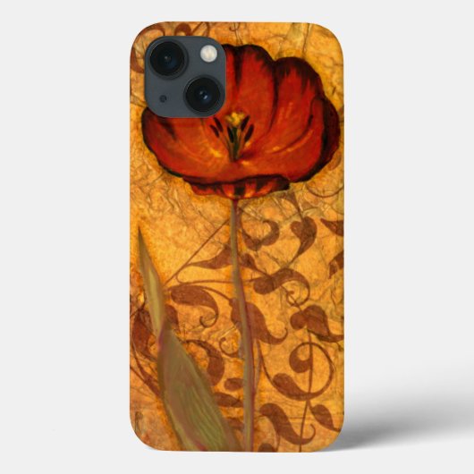 Red Flowers I Case-Mate iPhone Case (Achterkant)