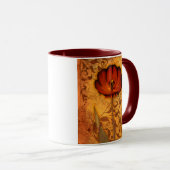 Red Flowers I Mok (Voorkant rechts)