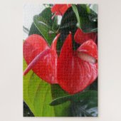Red Flowers Jigzaag Puzzle Legpuzzel (Verticaal)
