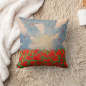 Red Flowers MoJo Pillow Kussen (Deken)