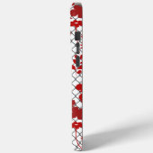 'Red Flowers Outline op Net Case-Mate iPhone Case (Achterkant / Links)