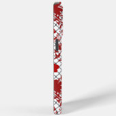 'Red Flowers Outline op Net Case-Mate iPhone Case (Achterkant / Rechts)