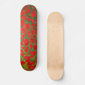 Red Flowers Skateboard (Voorkant)