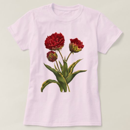 Red Flowers T-Shirt (Design voorkant)