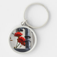 Red Flowers woedde Iron New York City fotografie