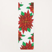 Red Flowers Yoga Mat (Voorkant)