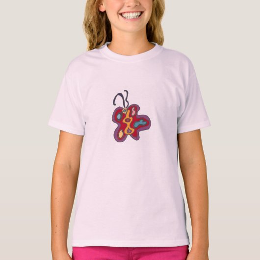 Red Flutterfly T-Shirt (Voorkant)