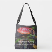 Red Fly Agaric Paddestoel in het bos Crossbody Tas (Voorkant)