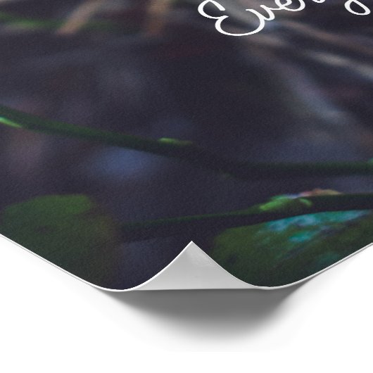 Red Fly Agaric Paddestoel in het bos Poster (Hoek)