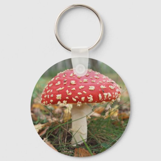 Red Fly Agaric Sleutelhanger (Voorkant)