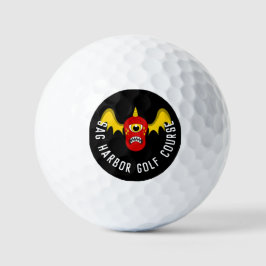 Red Flying Bat Holloween Gepersonaliseerd Golfbal Golfballen
