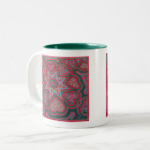 Red Folk Art hoort Mok (Voorkant links)