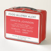 Red Food Allergy Alert (Voorkant)