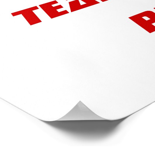 Red Football Helmet Poster (Hoek)